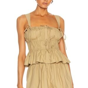 Ulla Johnson  Lulu Top in Khaki